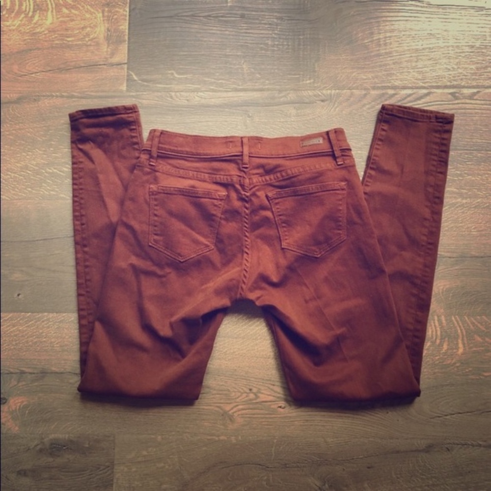 Principle Denim Burnt Orange Skinny Jeans